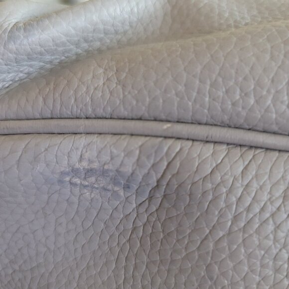 Michael Kors Large Abbey Backpack, Pearl Grey, Pebble Leather, Used - Picture 8 of 9